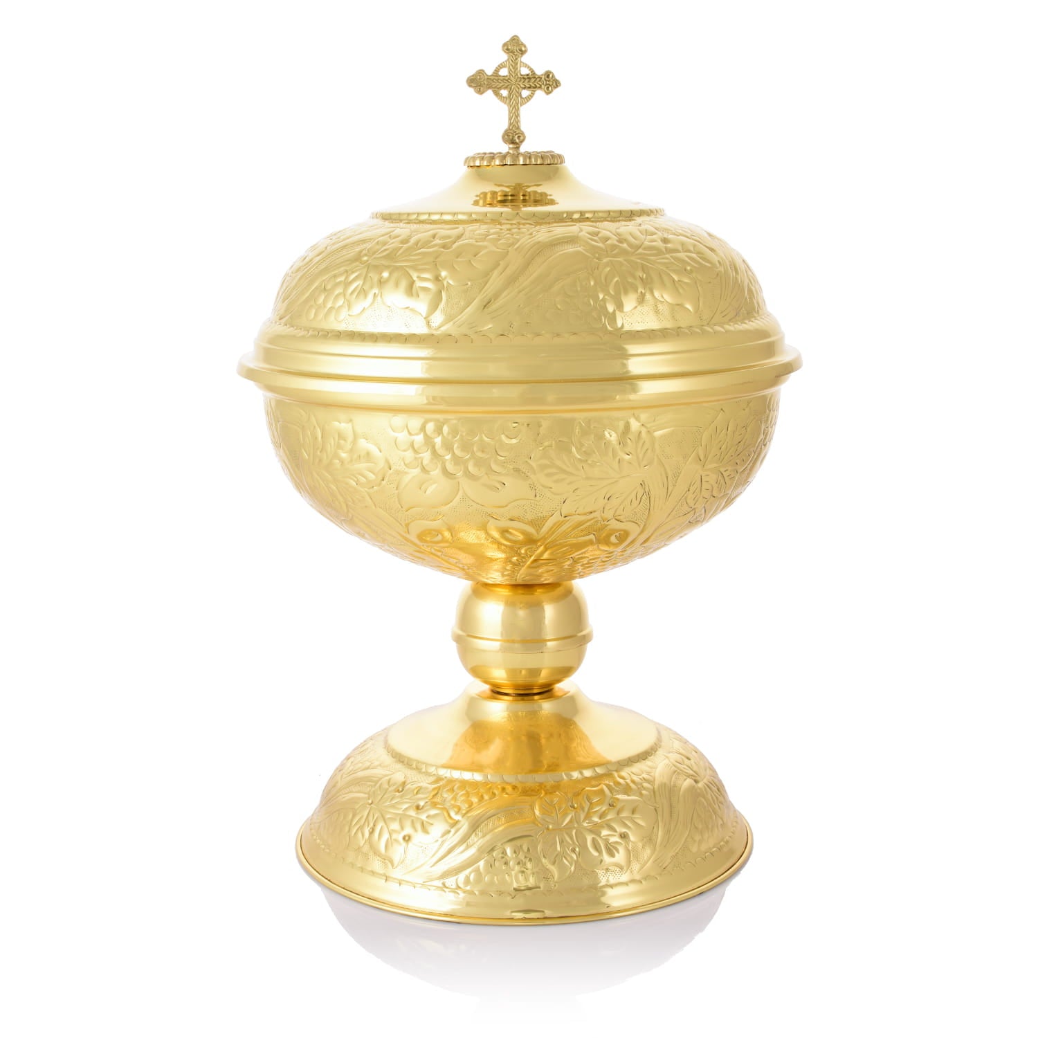 Chrzcielnica - zbiornik na wodę święconą - mosiądz - ORNATY.PL