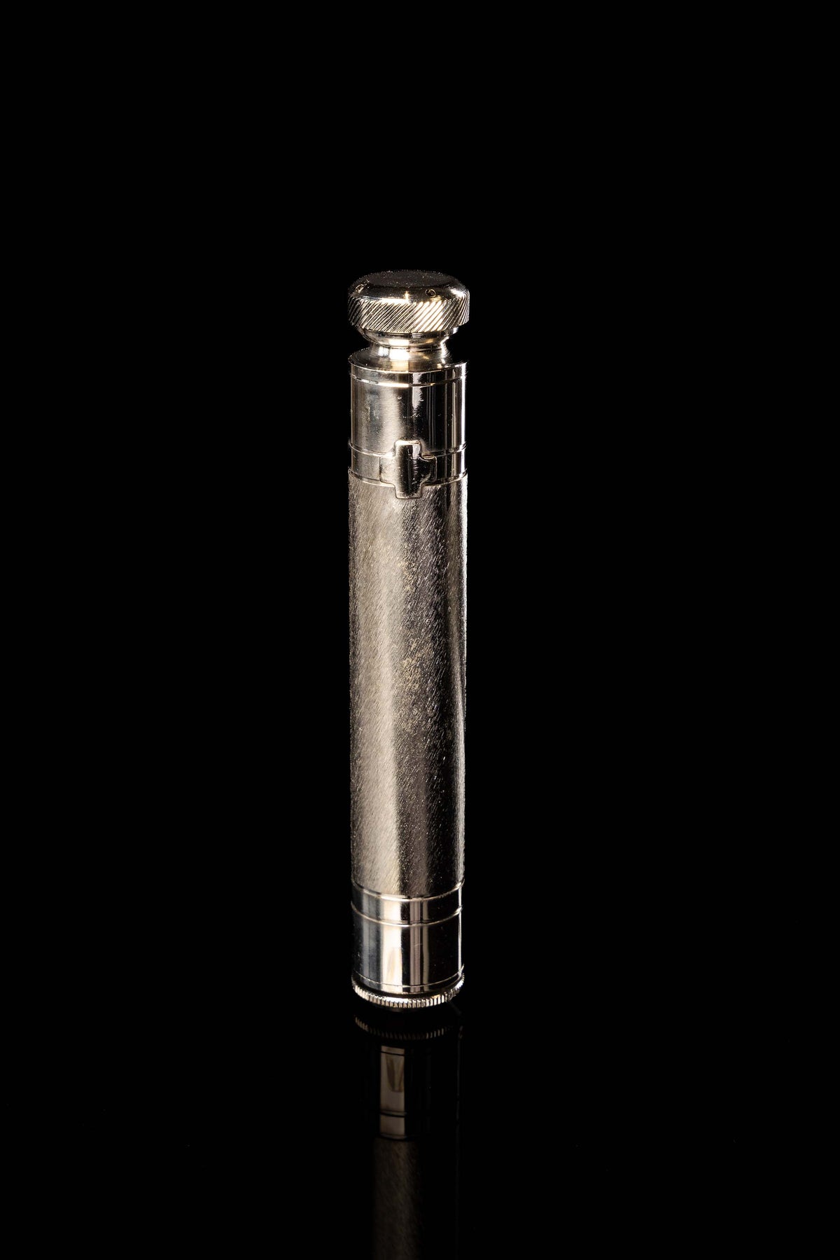 Kovový liturgický kropáč v puzdre, 17 cm
