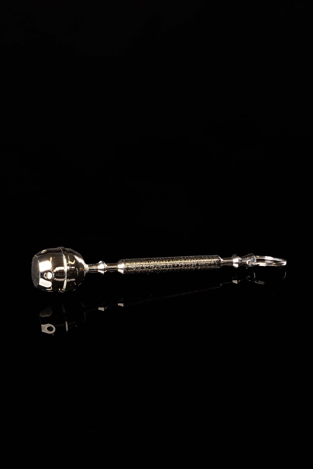 Kovový liturgický kropáč s puzdrom, 17 cm