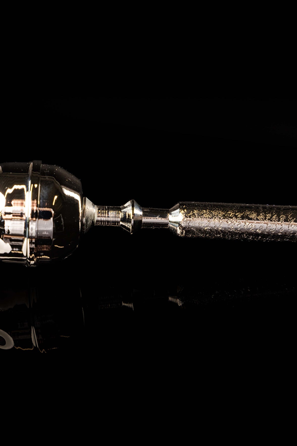 Kovový liturgický kropáč s puzdrom, 17 cm