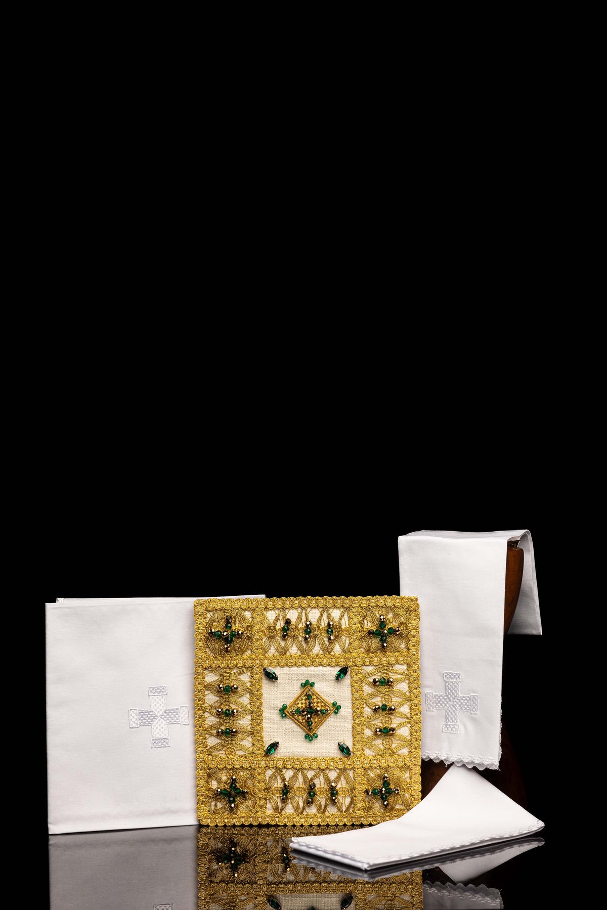 Súprava kalichového prádla s prírodnými kameňmi Handmade 5013