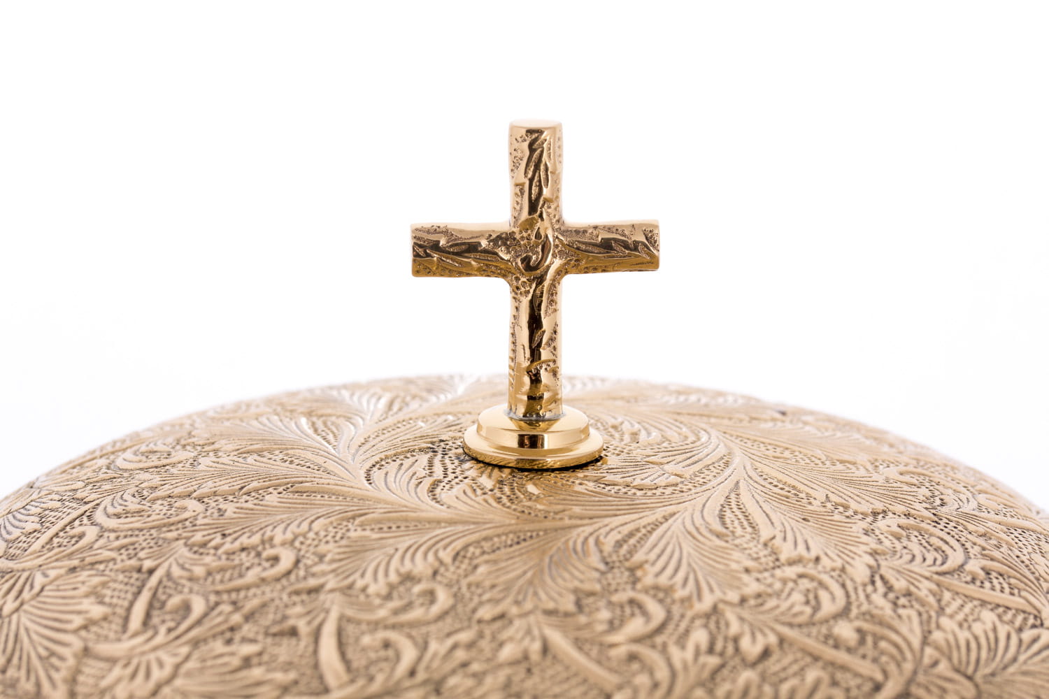 Jednoduchý gong - mosadz - drevené kladivo - 24 cm