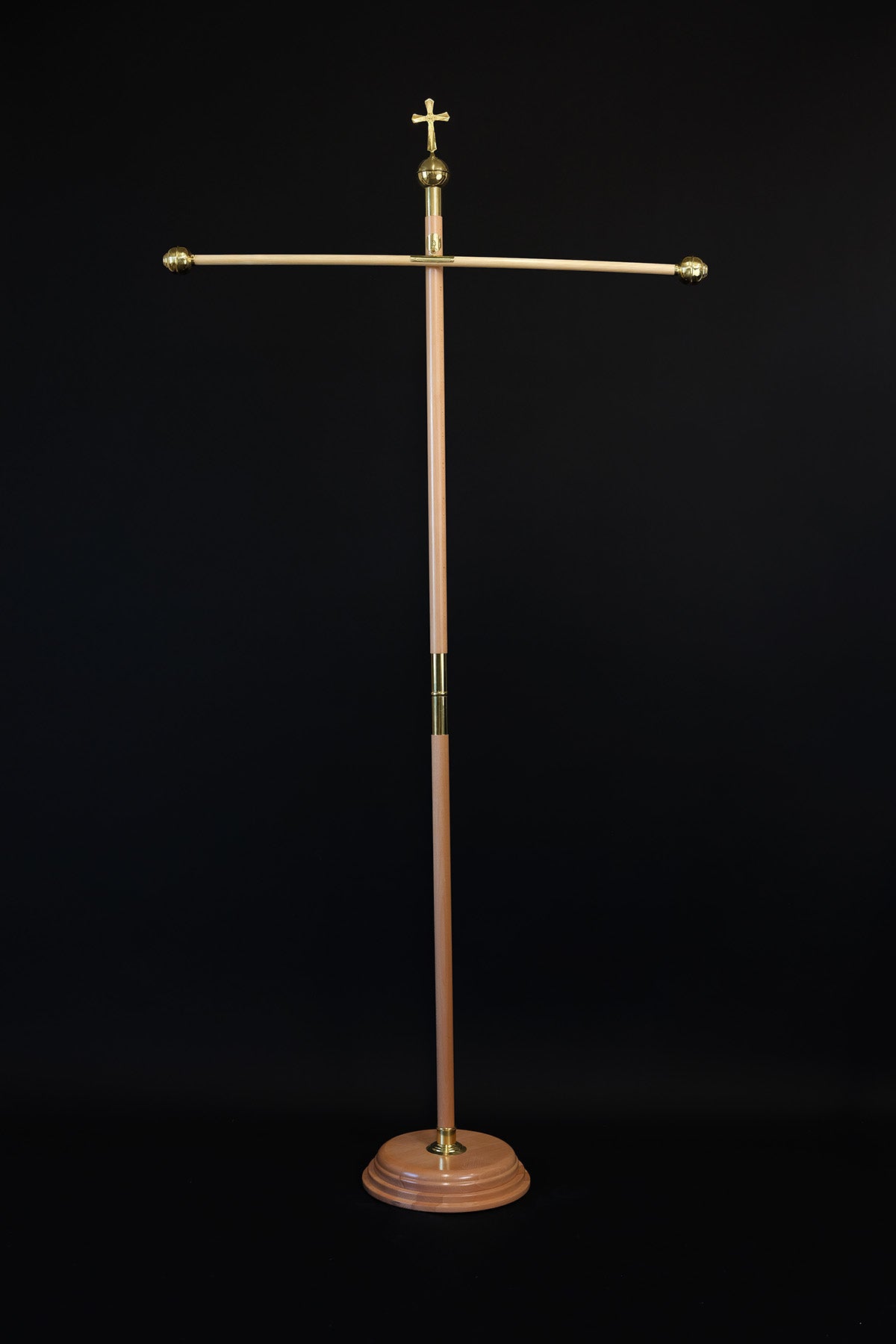 Tyče na kostolný baldachýn z jasného dreva 220 cm