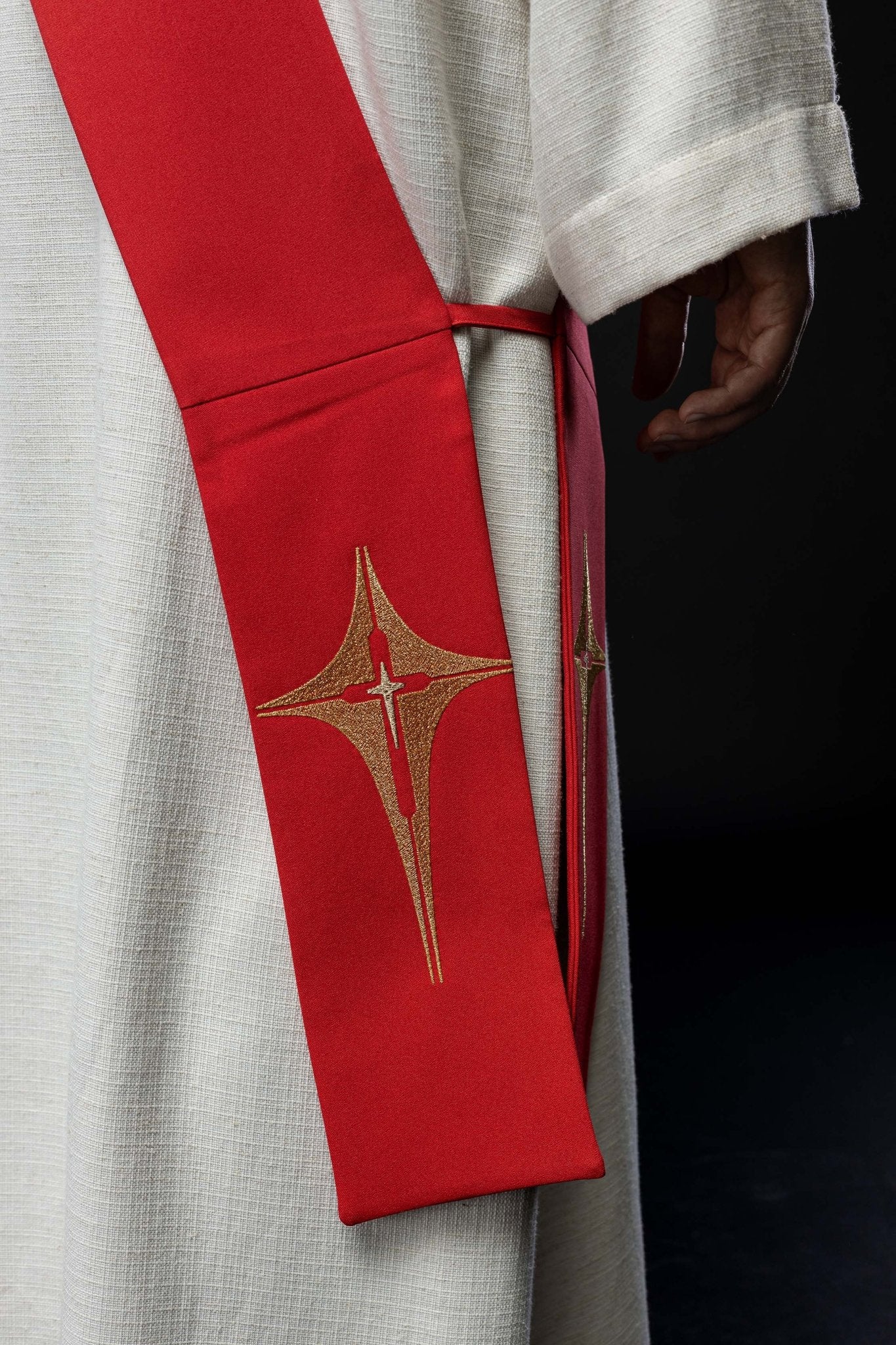 Stuła Diakońska haftowany Krzyż