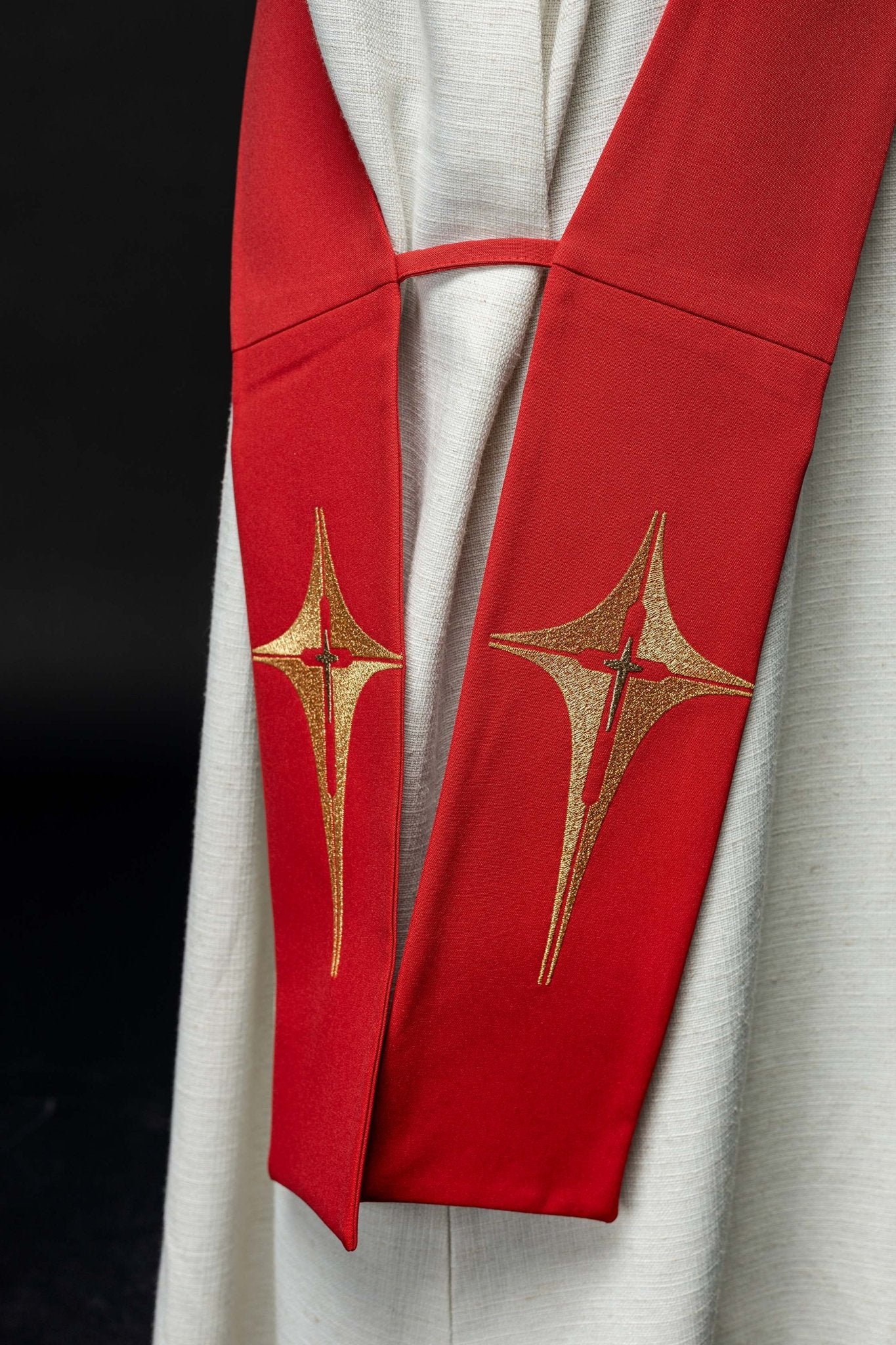 Stuła Diakońska haftowany Krzyż