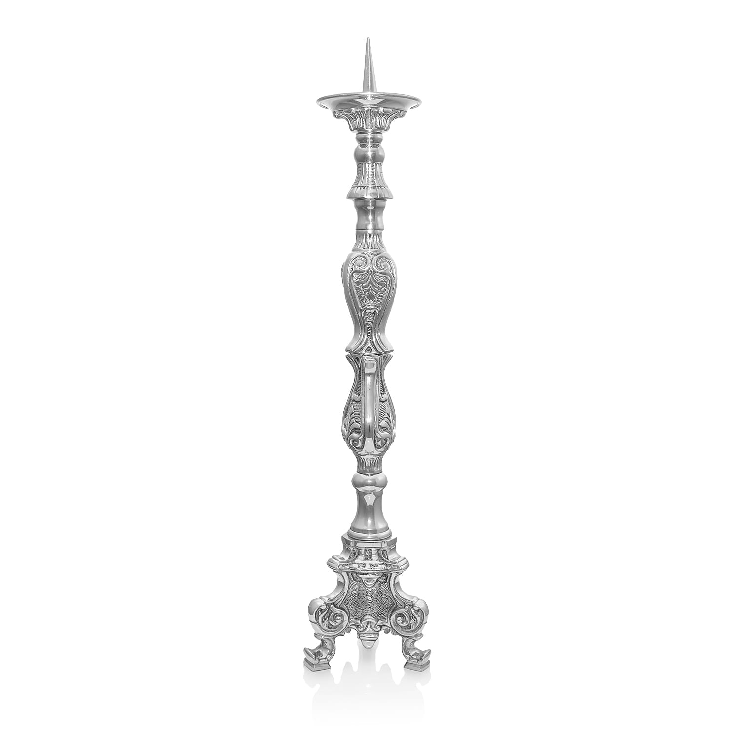 Lichtarz - mosiądz - nikiel - 60 cm - ORNATY.PL