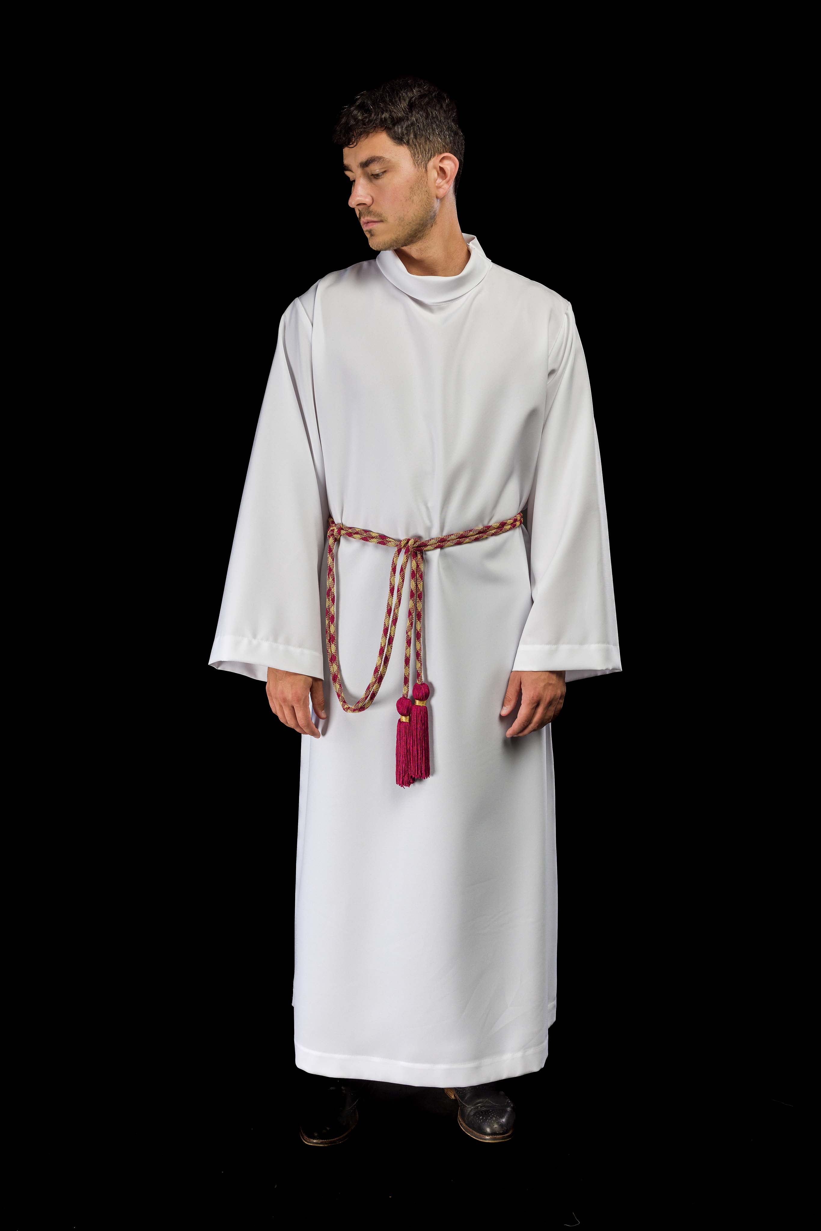 Cingulum liturgiczne czerwono-złote premium