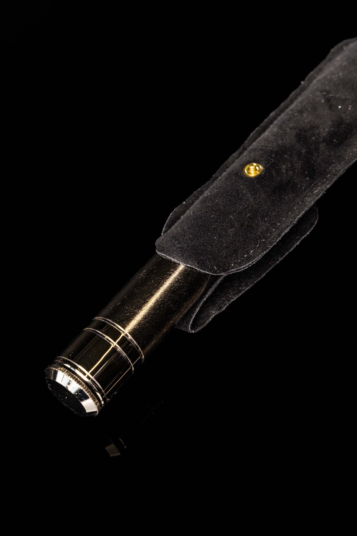 Kovový liturgický kropáč v puzdre, 17 cm