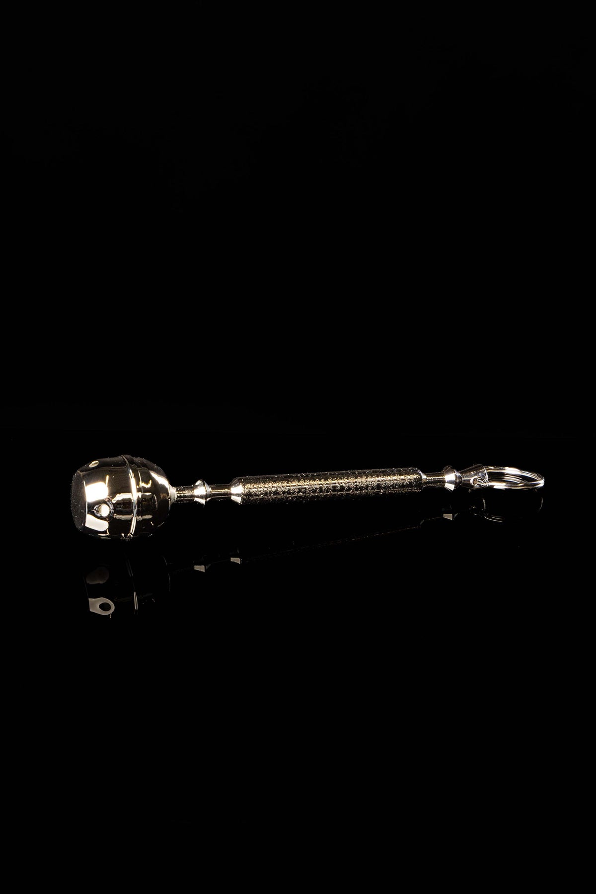 Kovový liturgický kropáč s puzdrom, 17 cm