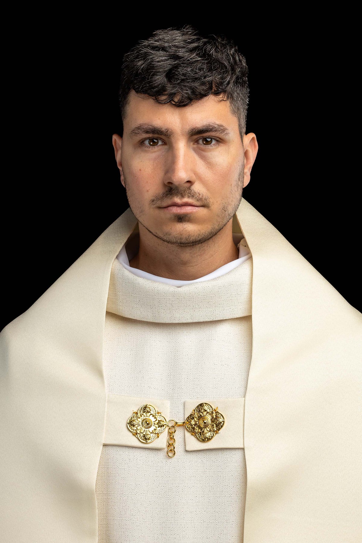 Liturgický závoj so symbolom PX