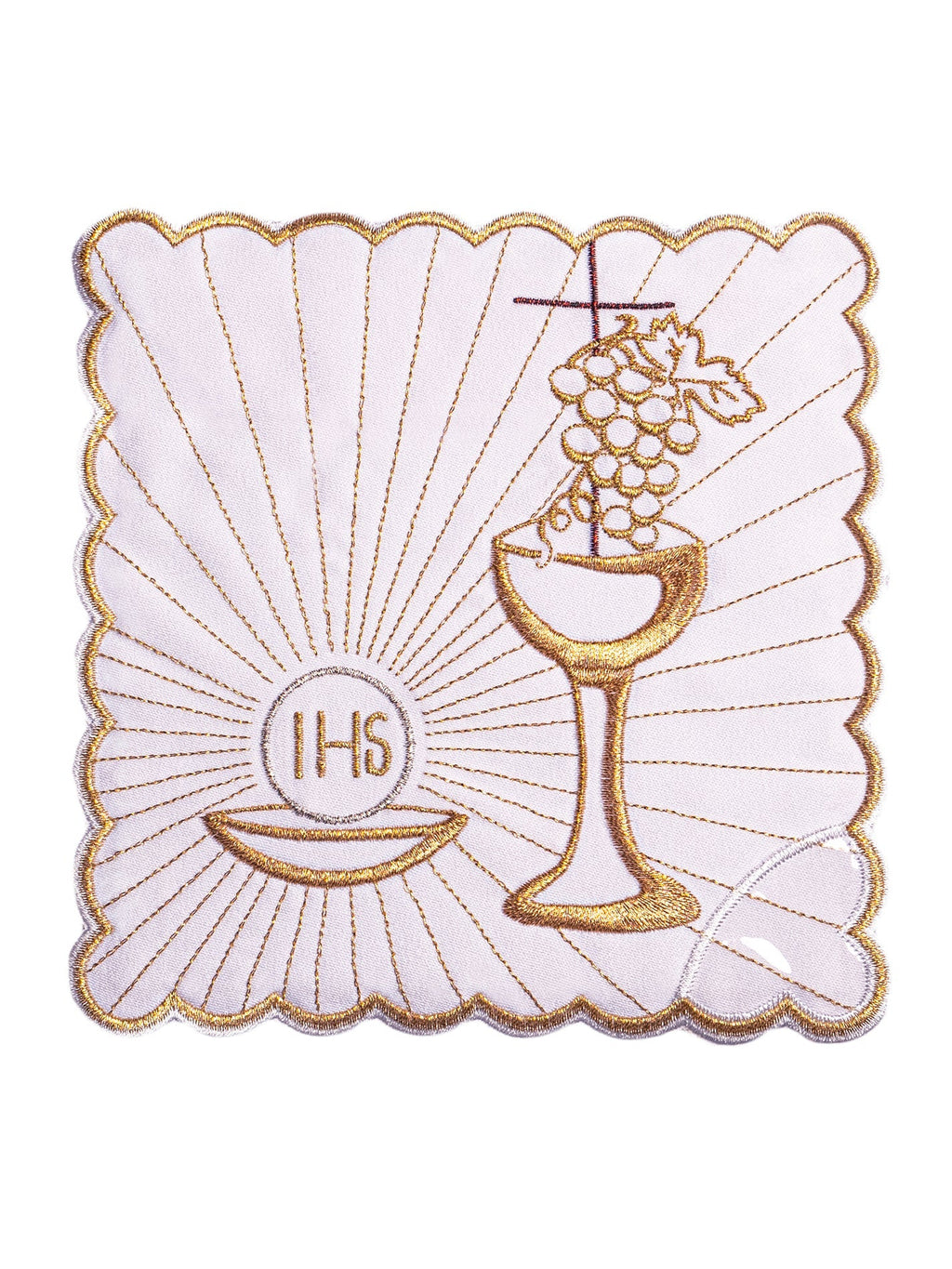 Bielizna kielichowa z haftem Eucharystycznym
