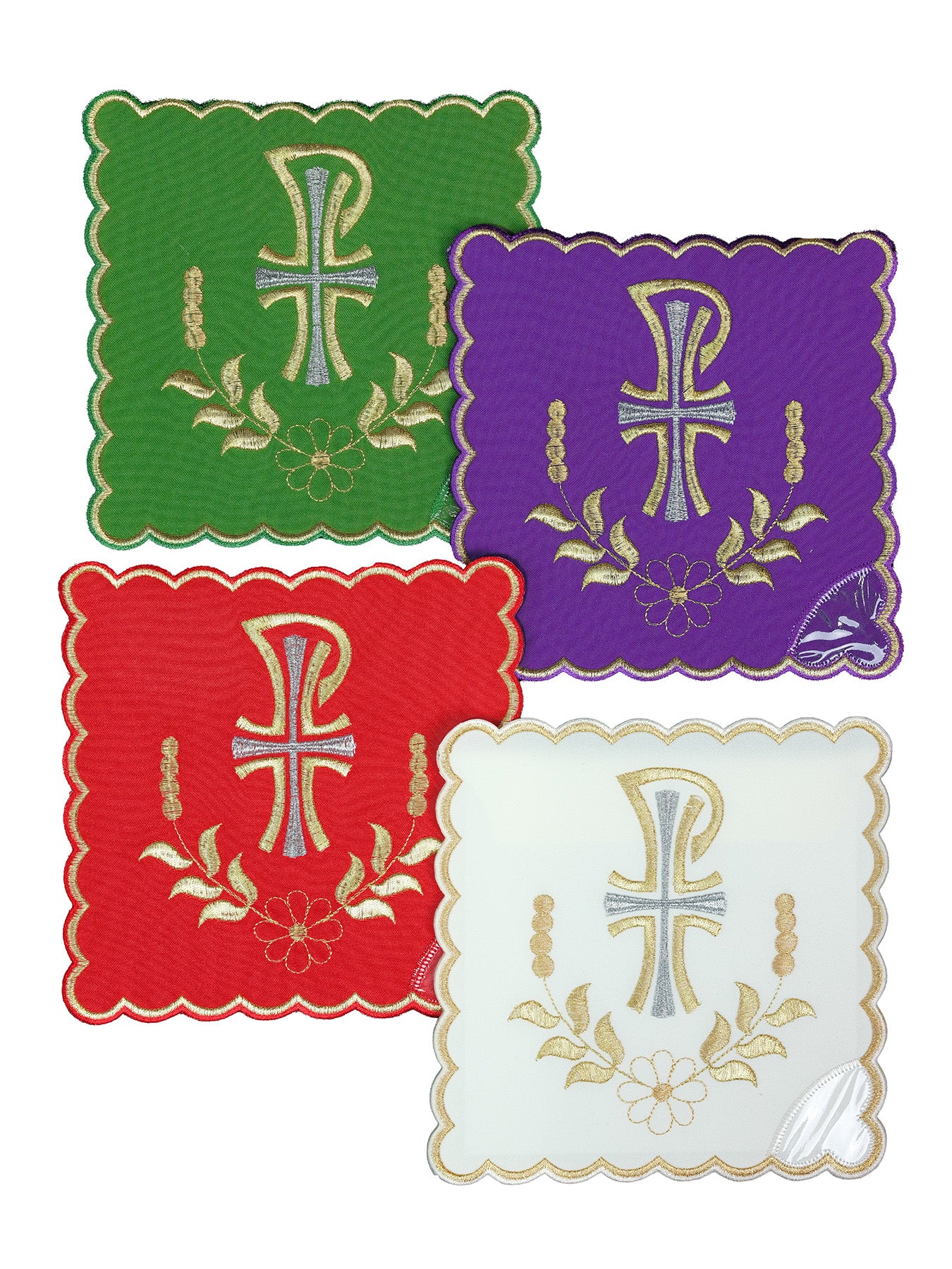 Sada paličiek v štyroch liturgických farbách