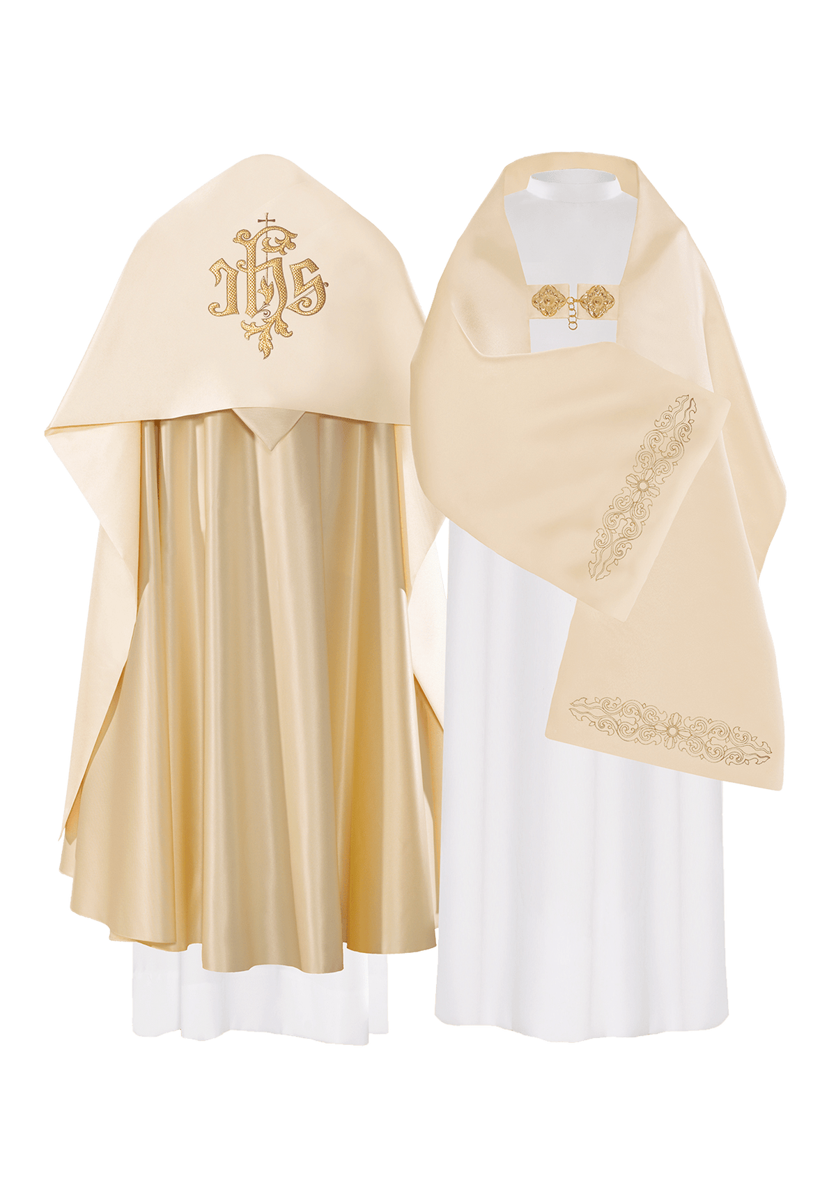 Welon liturgiczny haftowany IHS